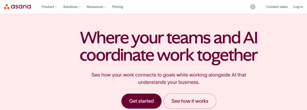 asana interface