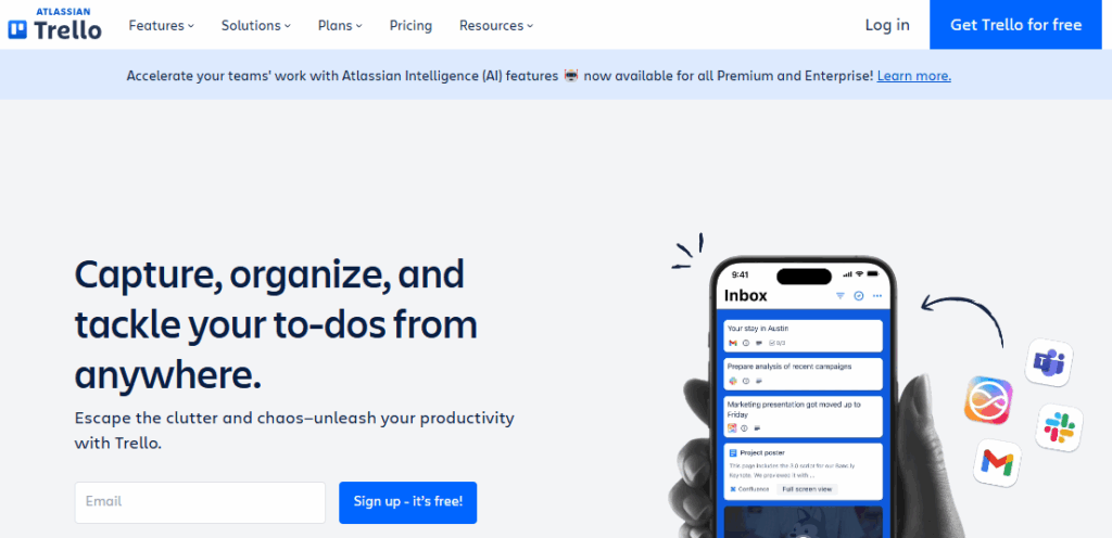 trello interface